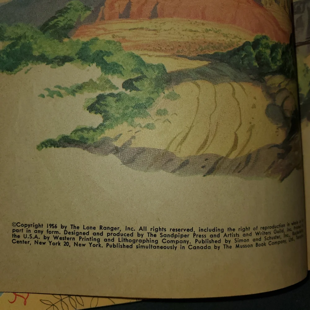 The Lone‎ Ranger -  A Little Golden Book #263 By Steffi Fletcher 1956
